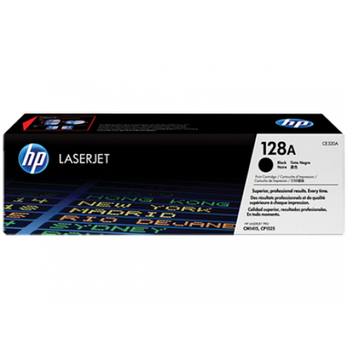 HP 128A-K Black Original LaserJet Toner Cartridge For CP1525, M1415 Printer